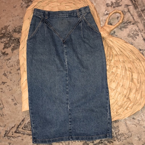 Vintage jean skirt - Picture 1 of 5